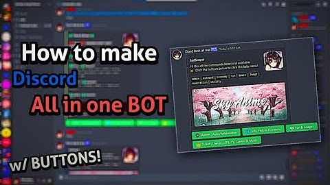 DISCORD || HOW TO MAKE AN ALL IN ONE BOT WITH MESSAGEMENU || CREDITS : MILRATO