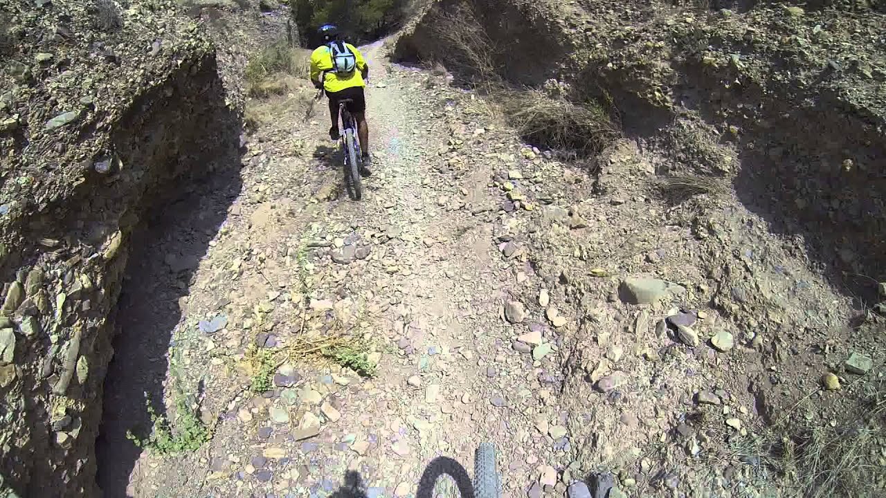 Descenso rambla técnica MTB BTT Mountain Bike Montaña - YouTube