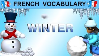 FRENCH WORDS - WINTER VOCABULARY