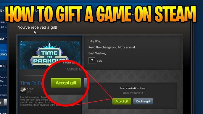 How to Gift Money on Steam