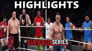 Download Lagu WWE 2K18 TEAM RAW VS TEAM SMACKDOWN | SURVIVOR SERIES 2017 - PREDICTION HIGHLIGHTS MP3