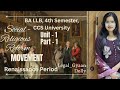 Problems of Indian Society during 19th/20th century, Renaissance Period | BA LLB 4th Semester, CCSU