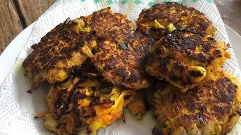 Carrot and Parsnip Curry Fritters