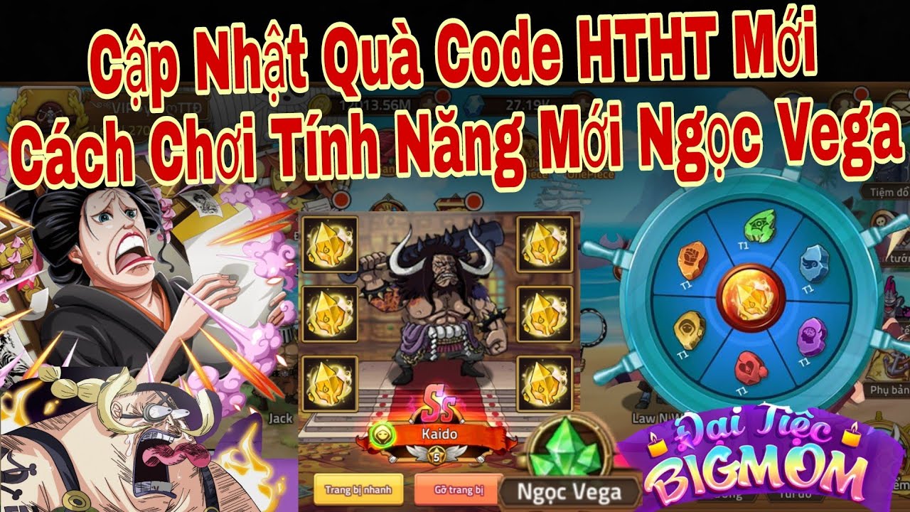 Cập Nhật Quà Code Huyền Thoại Hải Tặc Mới | Cách Chơi Tính Năng Mới Đá Vega | ttđp