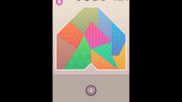 Polygrams Tangram Shapes Basic Levels 10 pieces answer