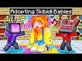 Adopting SKIBIDI BABIES in Minecraft!