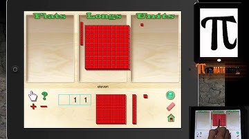 iPad Mathematics Education Hands on Math Base 10 Blocks video 1