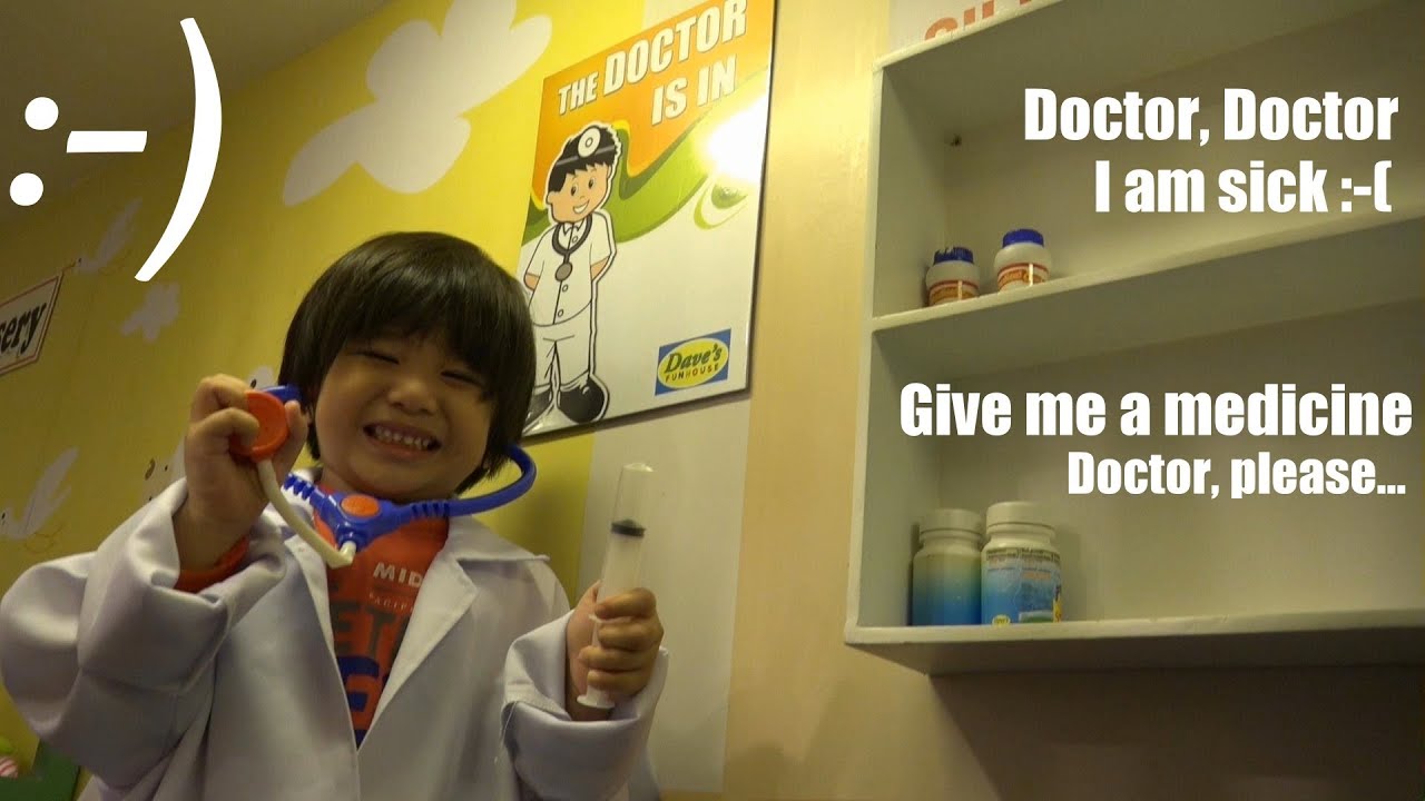 Garet The Kid Doctor! Doctor Doctor I Am Sick Game AsianKids Tv31