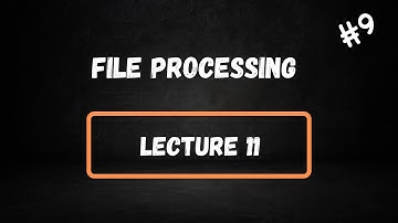 File Processing Using C# in Arabic - Lecture 11
