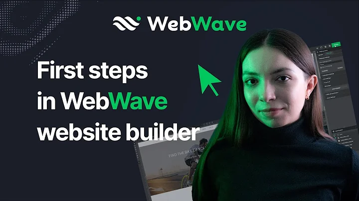 First steps in WebWave website builder - website in 5 minutes