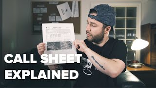 Call Sheet EXPLAINED | How to Create a Call Sheet (Template Provided)