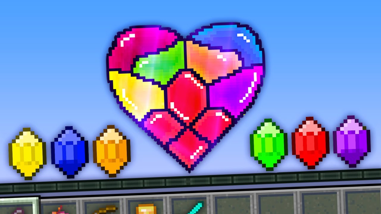 Minecraft, but with SINGLE INFINITY HEART