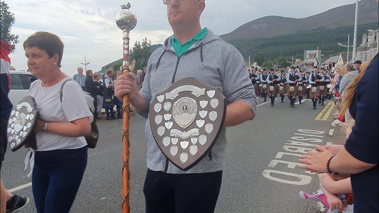 Newcastle Pipe Band Parade of the Town (Pt 2) Ulster Championships 2019 YouTube