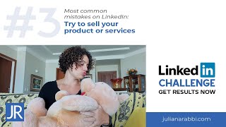 How to sell your product or services on LinkedIn - Juliana Rabbi