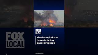 Watch: Dramatic video shows massive explosion at fireworks factory