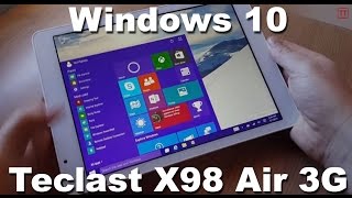 Windowsタブレット本体 TECLAST X98 Air 3G windows 10 tablet Teclast X98 Air 3G Review - Android & Windows Dual Booting