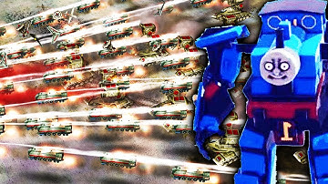 Using Trains to Win World War 3 in Shockwave Chaos for Command and Conquer Generals Zero Hour