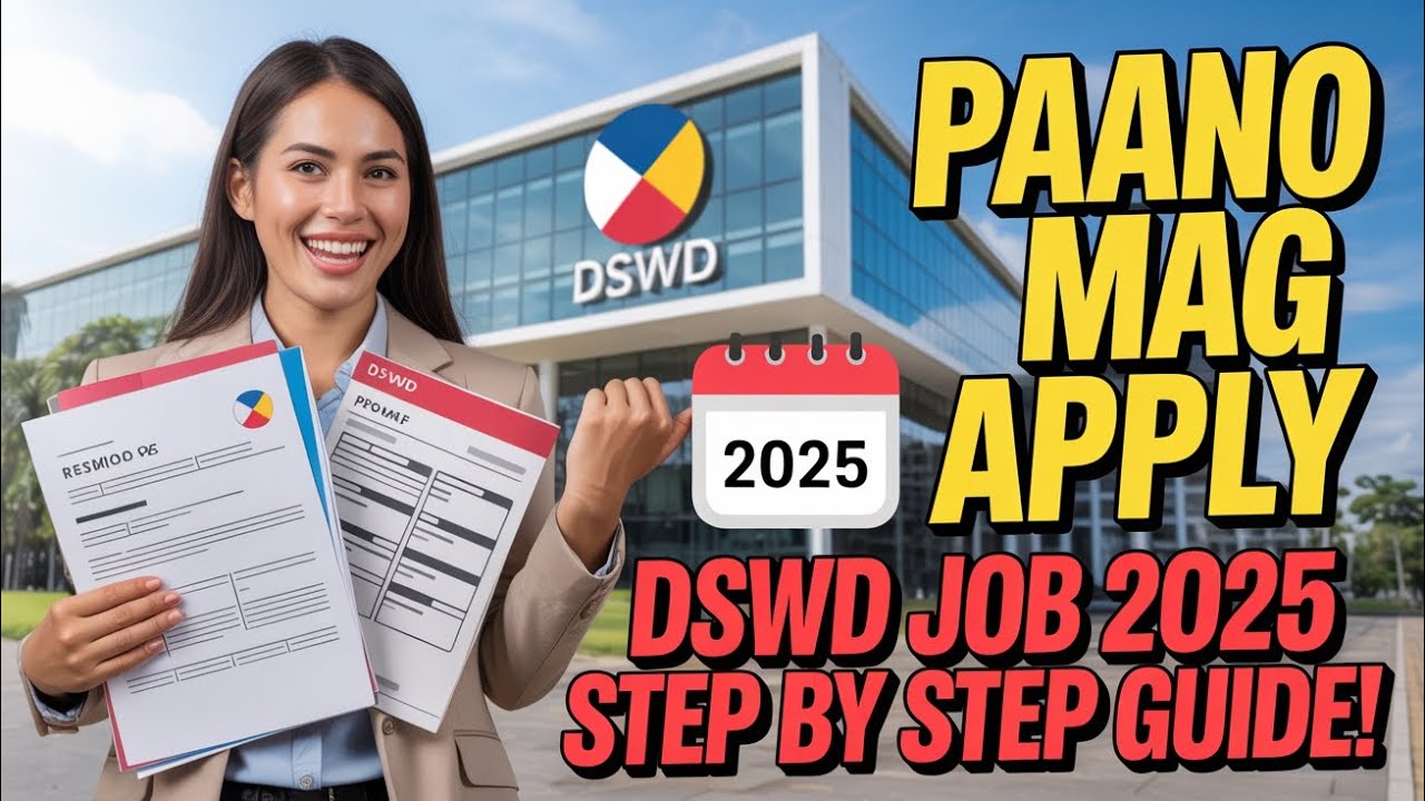 Paano Mag Apply sa DSWD Job 2025 (Step by Step Guide)