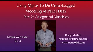 Using Mplus To Do Cross-Lagged Modeling of Panel Data: Introduction Wealth