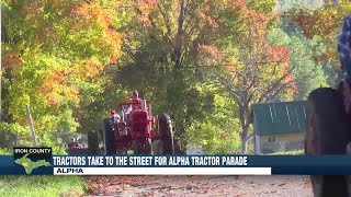 Tractors take to the streets for Alpha Tractor Parade