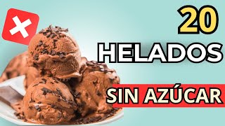 Los MEJORES +20 HELADOS CASEROS SALUDABLES (sin azúcar veganos sin gluten)