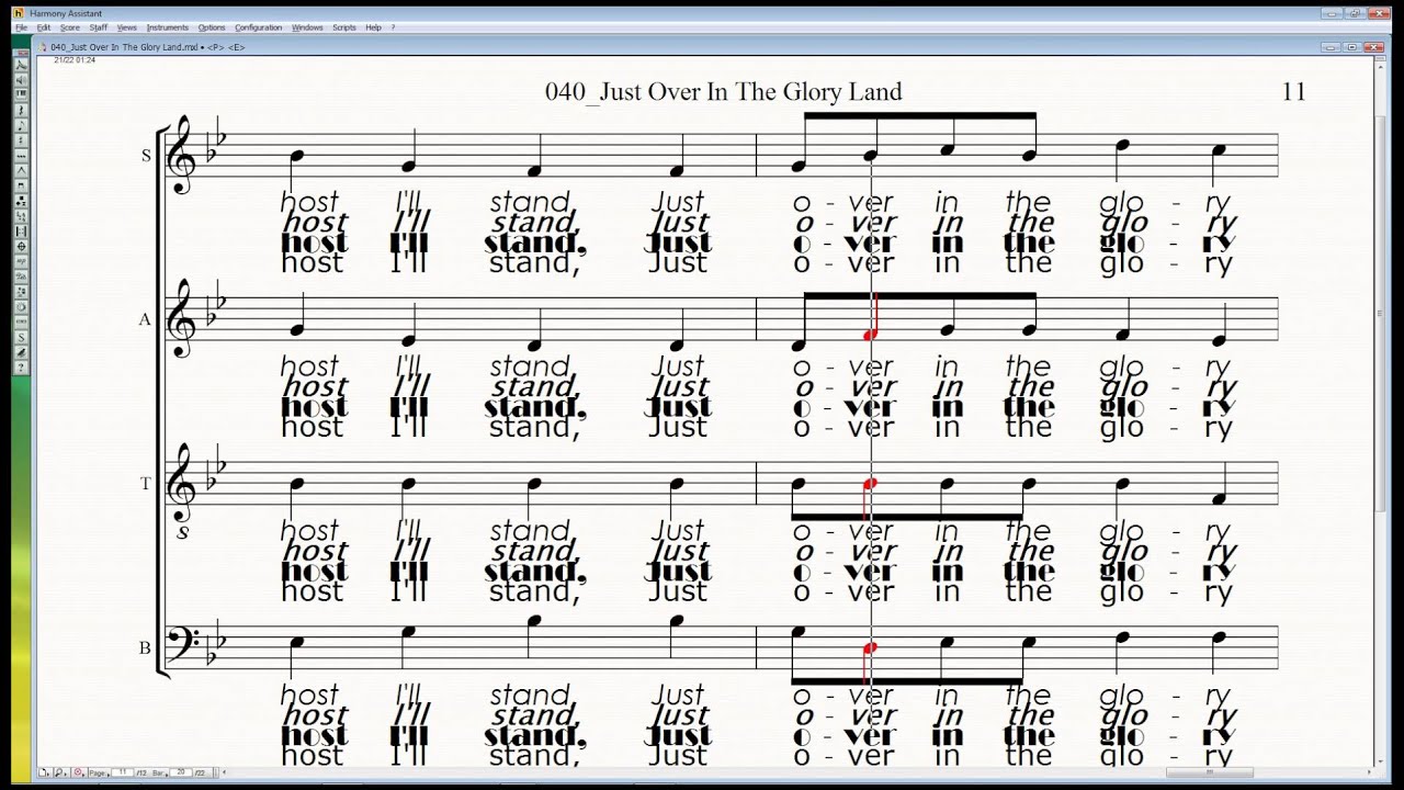 040 Just Over In The Glory Land - YouTube