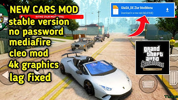 GTA SA Definitive Edition Mobile (Android/iOS) NEW CLEO MOD Menu Cheat - 4K GFX Graphics