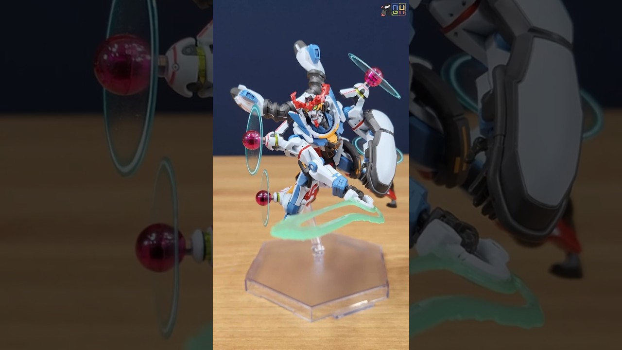 [4K][포징 연습 #105] 지쿠악스의 애니메이션 마지막 액션인 "박스아트 포즈" 를 따라해 보자! HG 건담 지쿠악스 (엔디미온 유닛 각성시)