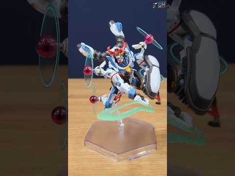 [4K][포징 연습 #105] 지쿠악스의 애니메이션 마지막 액션인 "박스아트 포즈" 를 따라해 보자! HG 건담 지쿠악스 (엔디미온 유닛 각성시)