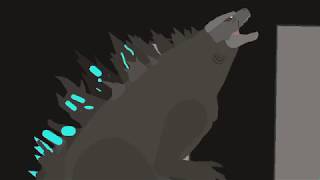 Godzilla (2019)atomic breath-King of the Monsters/short