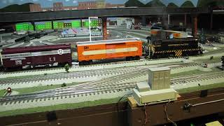 Video -140- Running Four New Box Cars Be Hind S2 Southern Pacific Switcher