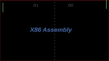 Pong in x86 assembly