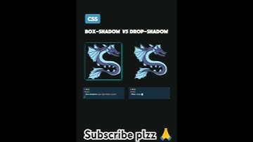 Box Shadow & Drop shadow Effect 😍🔥💫.....#shorts #coding