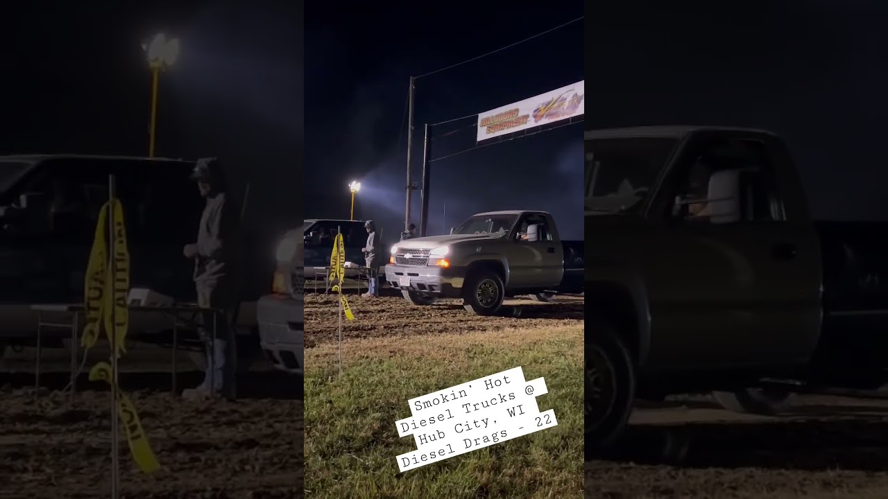Smokin’ Hot Diesel Trucks Hub City, WI Diesel Drags 22 YouTube