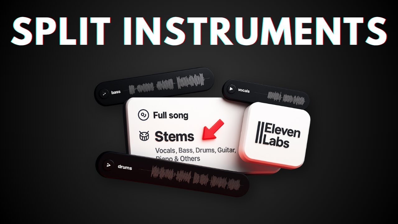 How to ISOLATE Individual Instruments in ElevenLabs Music with Stem ...
