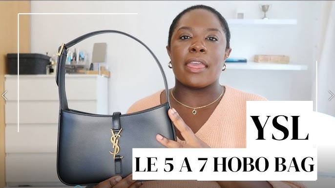 UNBOXING YSL 5 à 7 Hobo bag in vintage white 