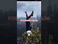 Which Is The Best Swinging Miles OR Peter Parker #shorts #spiderman #milesmorales #avengers #marvel