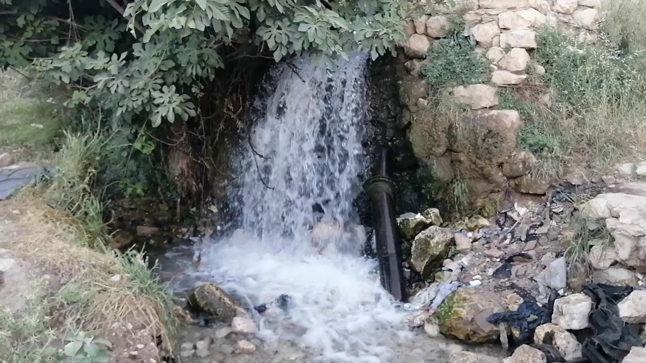 نهر عين منين في ريف دمشق والطبيعة الخلابة في يوم ربيعي ولا أحلى ...
