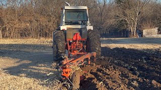 JI Case 1570 Plowing In The Garden