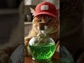 My cat drinks a mysterious elixir…and suddenly turns into Shrek #cat #catvideo #elixir