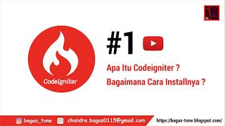 #1 Tutorial Install Codeigniter Dengan Localhost XAMPP