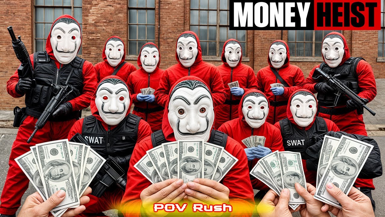 Паркур против ограбления! 3 | Плохие парни: спасения нет, погоня от полиции становится яростной (...