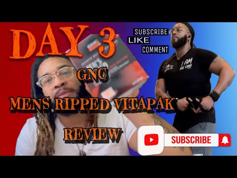 GNC Mens Ripped VitaPak- Review 