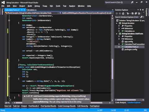String Calculator kata with AutoFixture. Exercise 5.