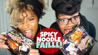 Spicy Food Challenge FAIL : Hilarious Spicy Noodles FAIL