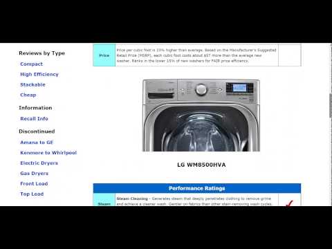 LG WM8500HVA Washer - Washing Machine Review - Updated