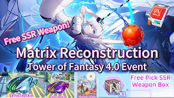 Free SSR Box! Matrix Reconstruction Tower of Fantasy 4.0 Event Total Remanifestation