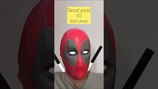 Dead pool vs Iron man маски mask iron man