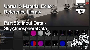Material Editor Reference 50 - Input Data - SkyAtmosphereData
