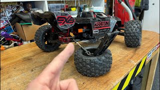 LIVE -  is this an issue? The new Arrma Kraton exb